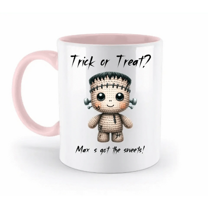 Cute Halloween • Wähle aus 20 Designs + Text • zweifarbige Tasse • Exklusivdesign • personalisiert