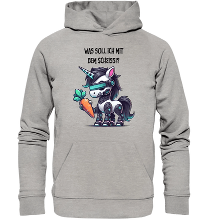 CYBER EINHORN + Text • Unisex Premium Hoodie XS - 5XL aus Bio - Baumwolle für Damen & Herren • Exklusivdesign • personalisiert von HalloGeschenk.de