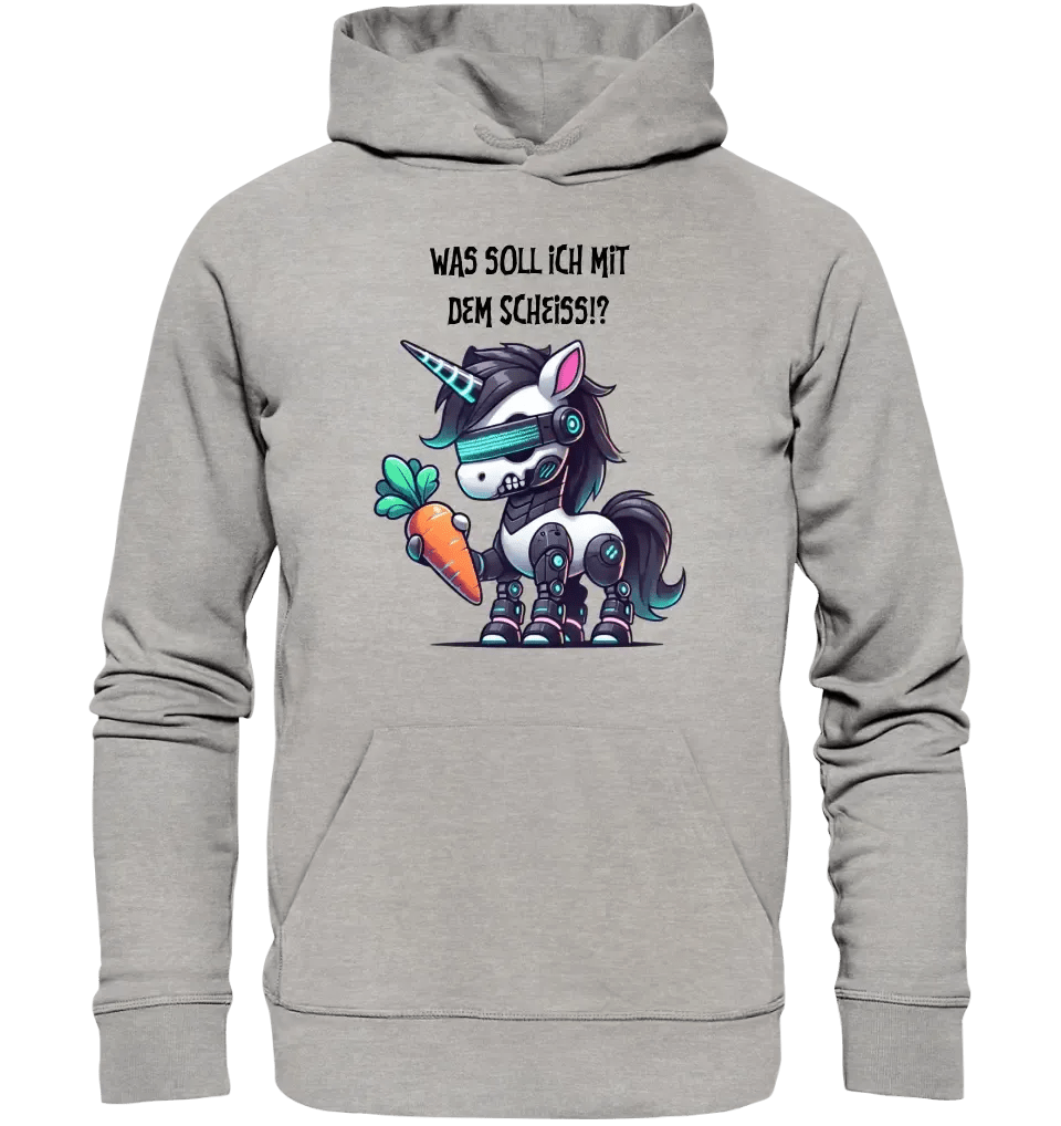 CYBER EINHORN + Text • Unisex Premium Hoodie XS - 5XL aus Bio - Baumwolle für Damen & Herren • Exklusivdesign • personalisiert von HalloGeschenk.de