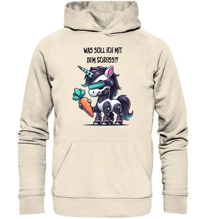 CYBER EINHORN + Text • Unisex Premium Hoodie XS - 5XL aus Bio - Baumwolle für Damen & Herren • Exklusivdesign • personalisiert von HalloGeschenk.de