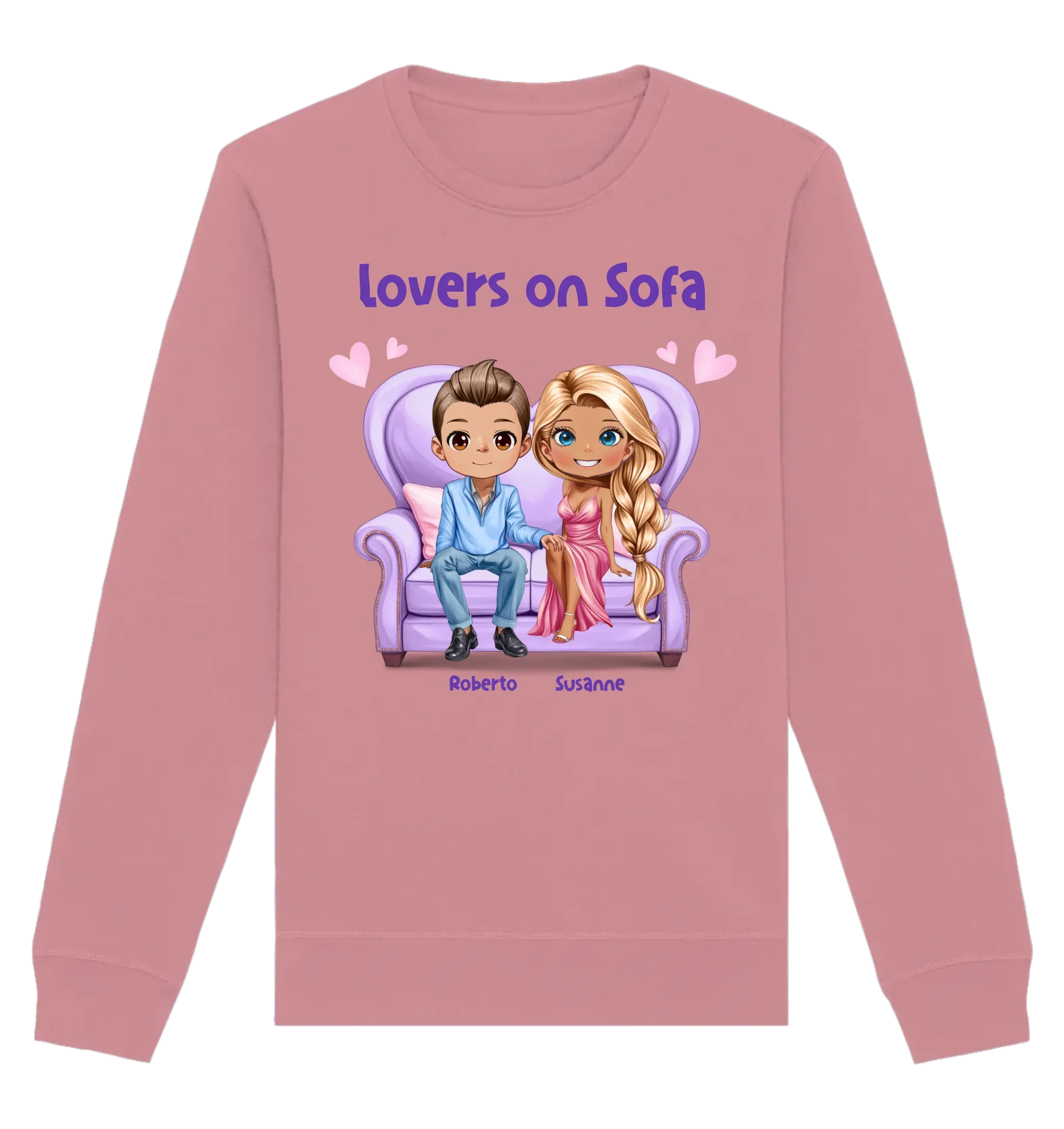 Lovers on Sofa: 2-4 Figuren (mw/mm/ww) • mehrere Artikel • ’Statement-Collection’ • Wunschtext • personalisierte