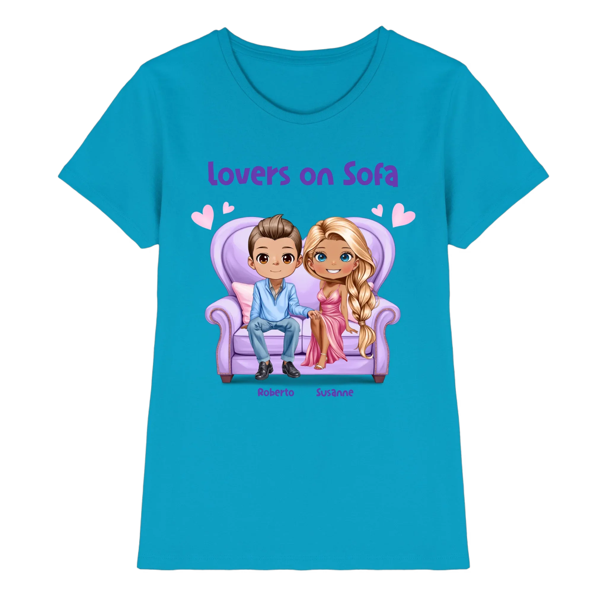 Lovers on Sofa: 2-4 Figuren (mw/mm/ww) • mehrere Artikel • ’Statement-Collection’ • Wunschtext • personalisierte