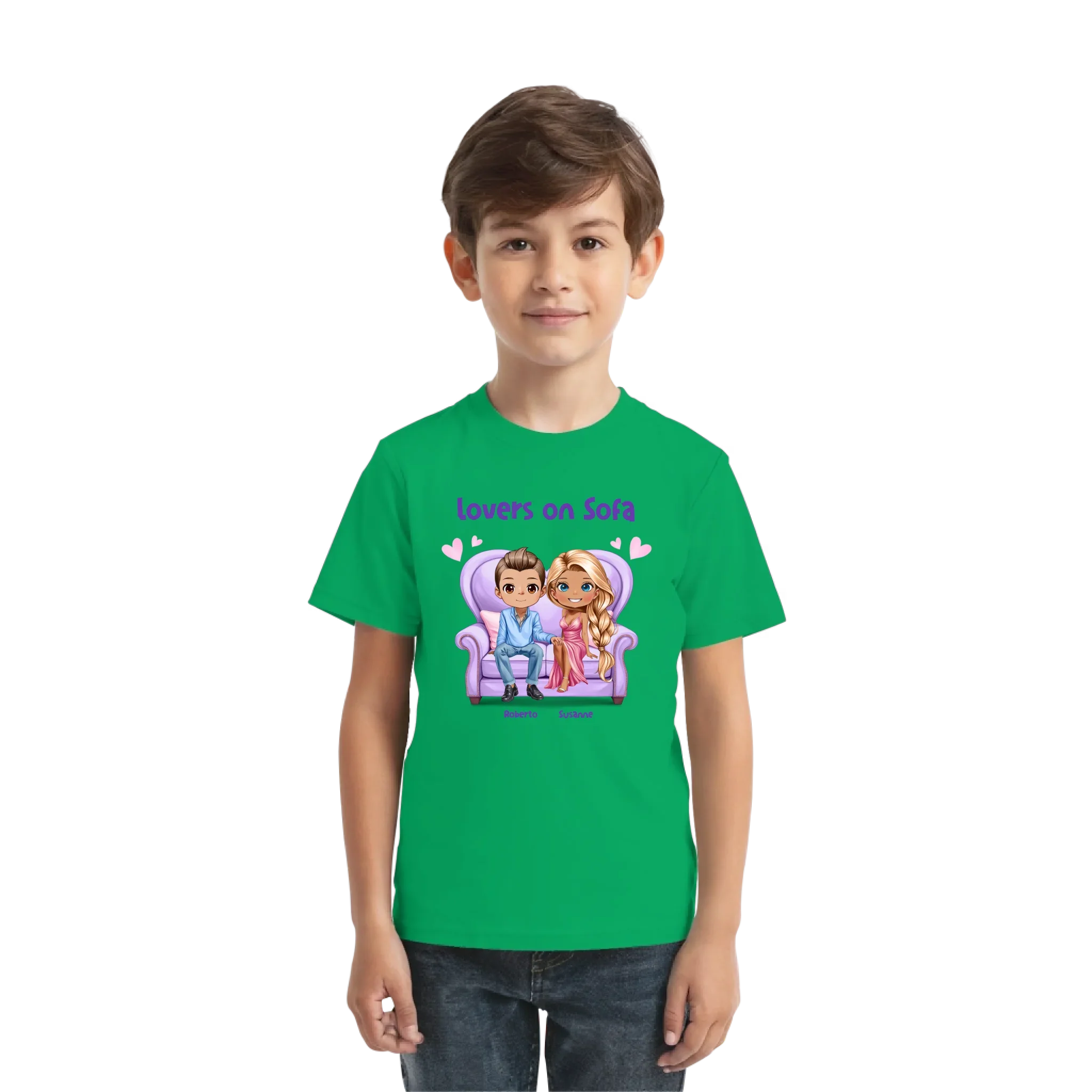 Lovers on Sofa: 2-4 Figuren (mw/mm/ww) • mehrere Artikel • ’Statement-Collection’ • Wunschtext • personalisierte