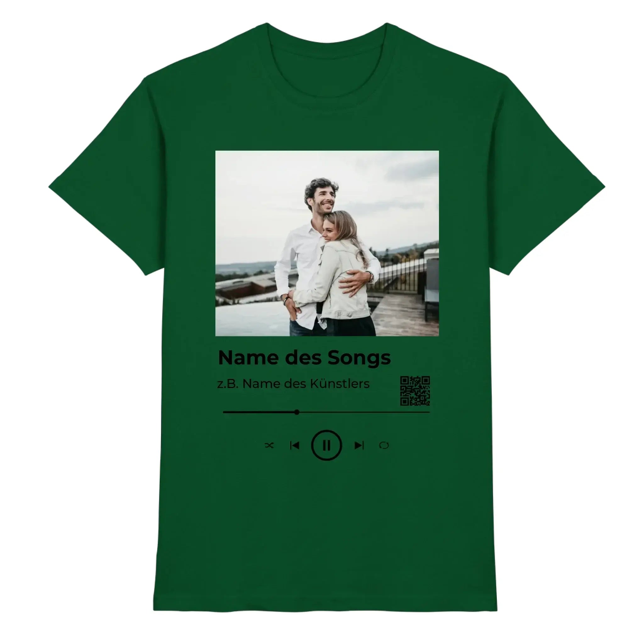Spotify-Fotomotiv • mehrere Artikel • ’Statement-Collection’ • Wunschtext • Mein Fotomotiv - Premium Herren T-Shirt