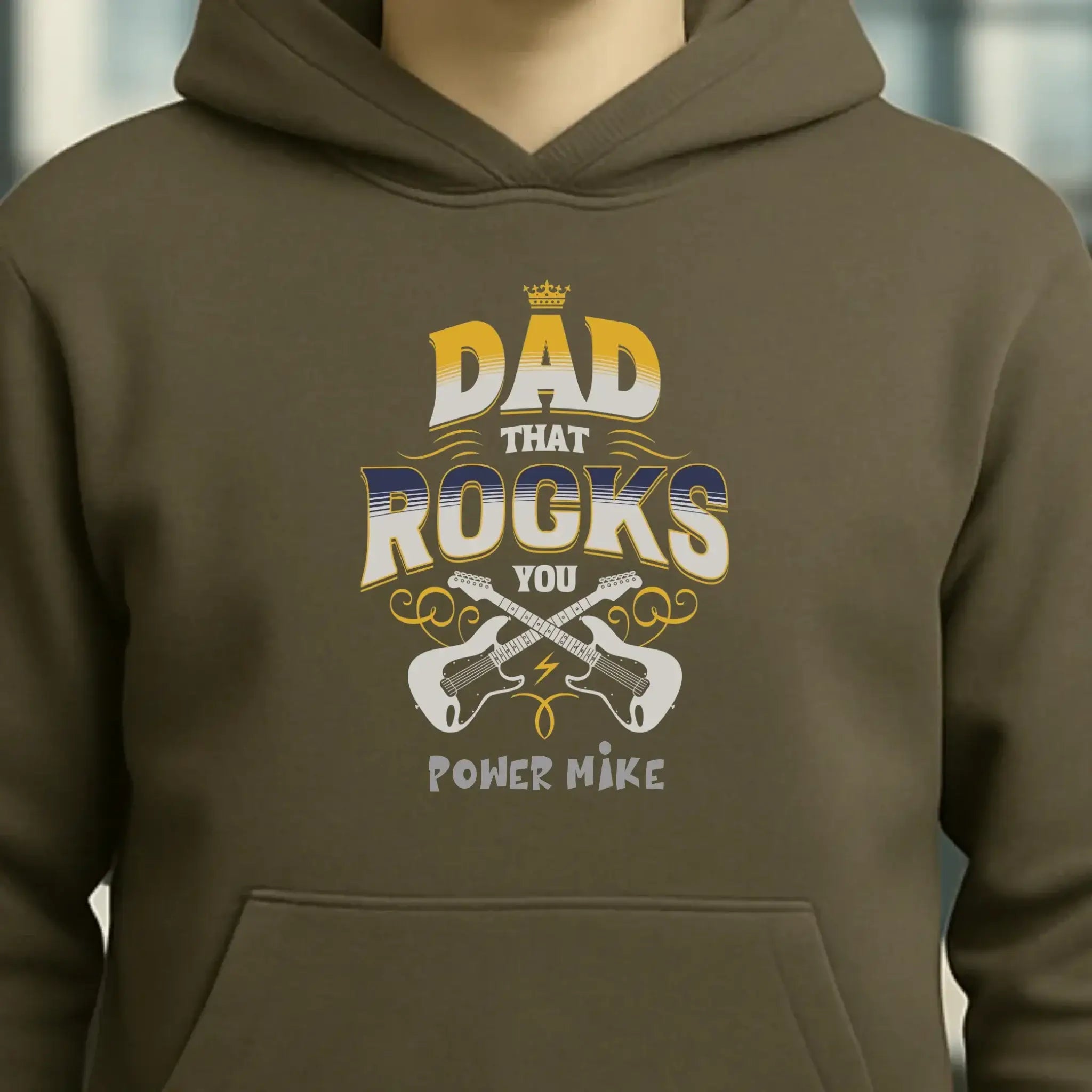 Dad that rocks you • Unisex Hoodie für Damen & Herren • Bio • Exklusivdesign • personalisiert
