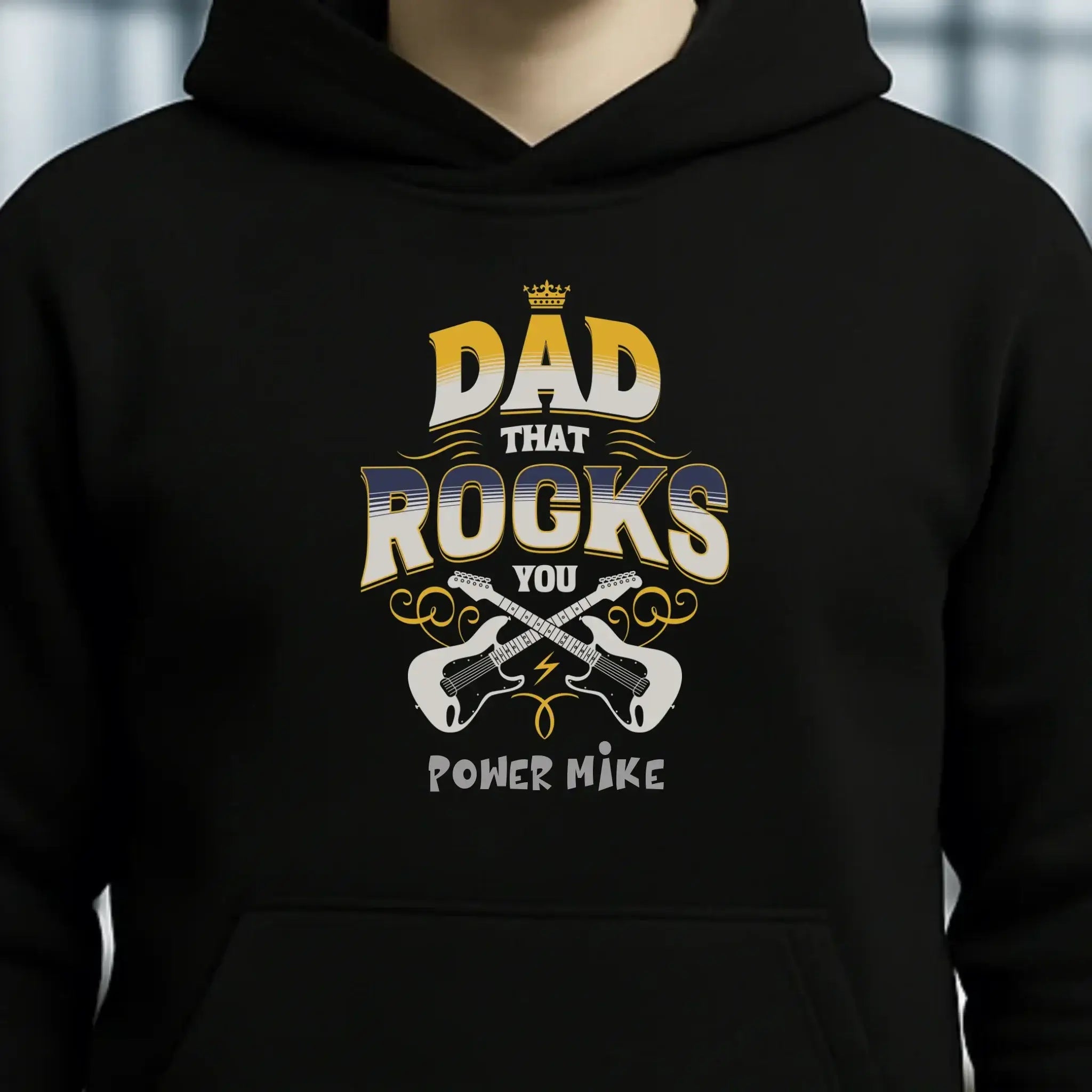 Dad that rocks you • Unisex Hoodie für Damen & Herren • Bio • Exklusivdesign • personalisiert