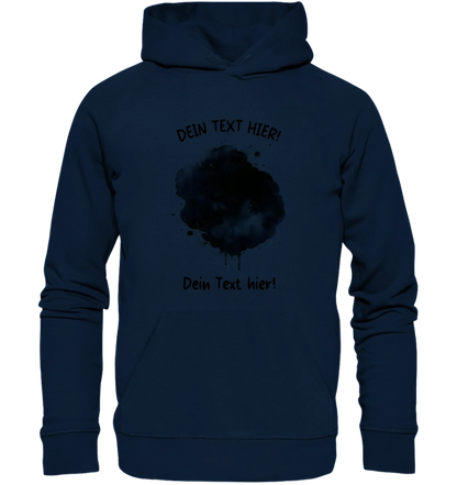 KI-Cartoon-Effekt Splash • mehrere Artikel • ’Statement-Collection’ • Wunschtext • Mein Fotomotiv - Unisex Hoodie • Bio