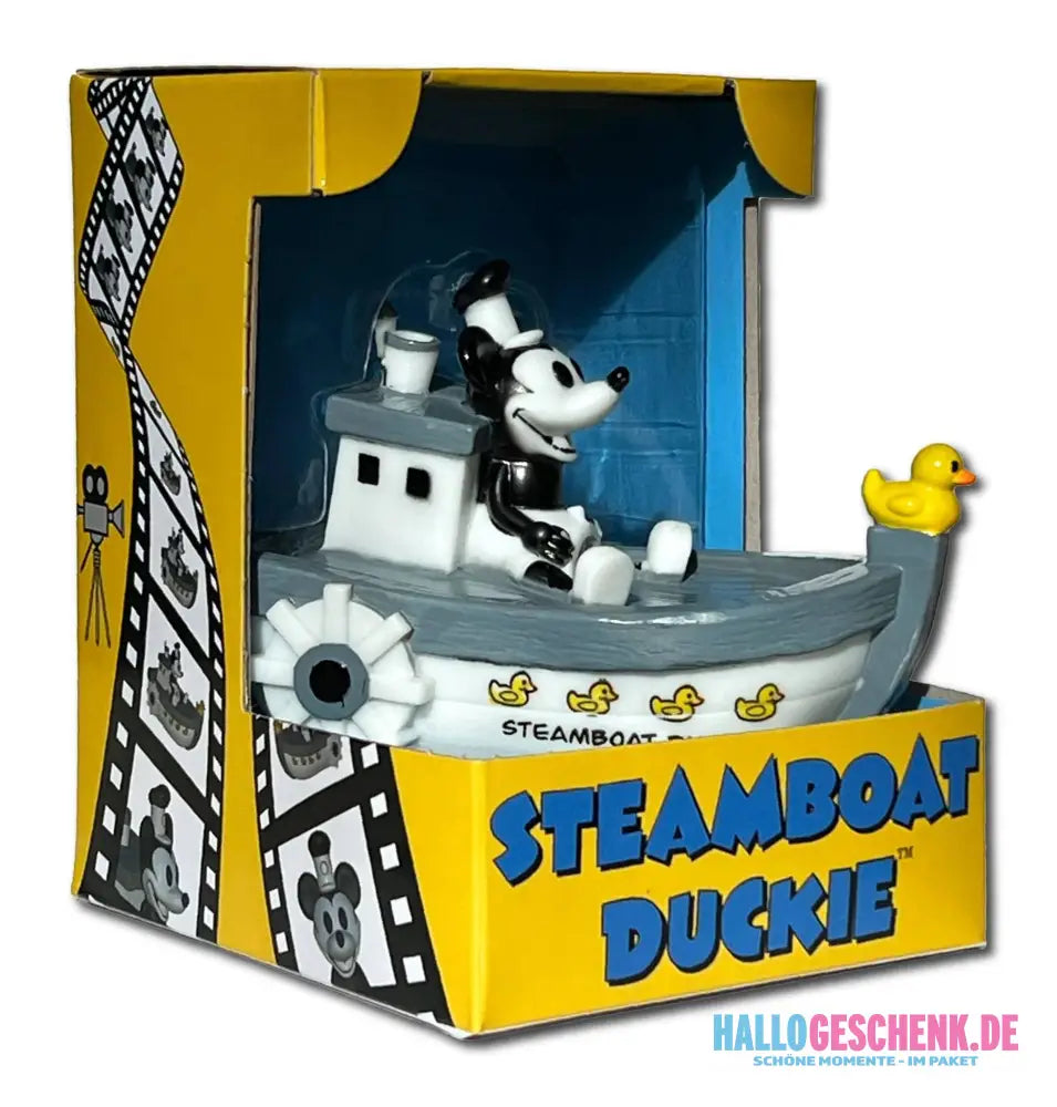 DAMPFSCHIFF DUCKY MOUSE mit Gummiente Steamboat Ente • offizielles Produkt von CelebriDucks