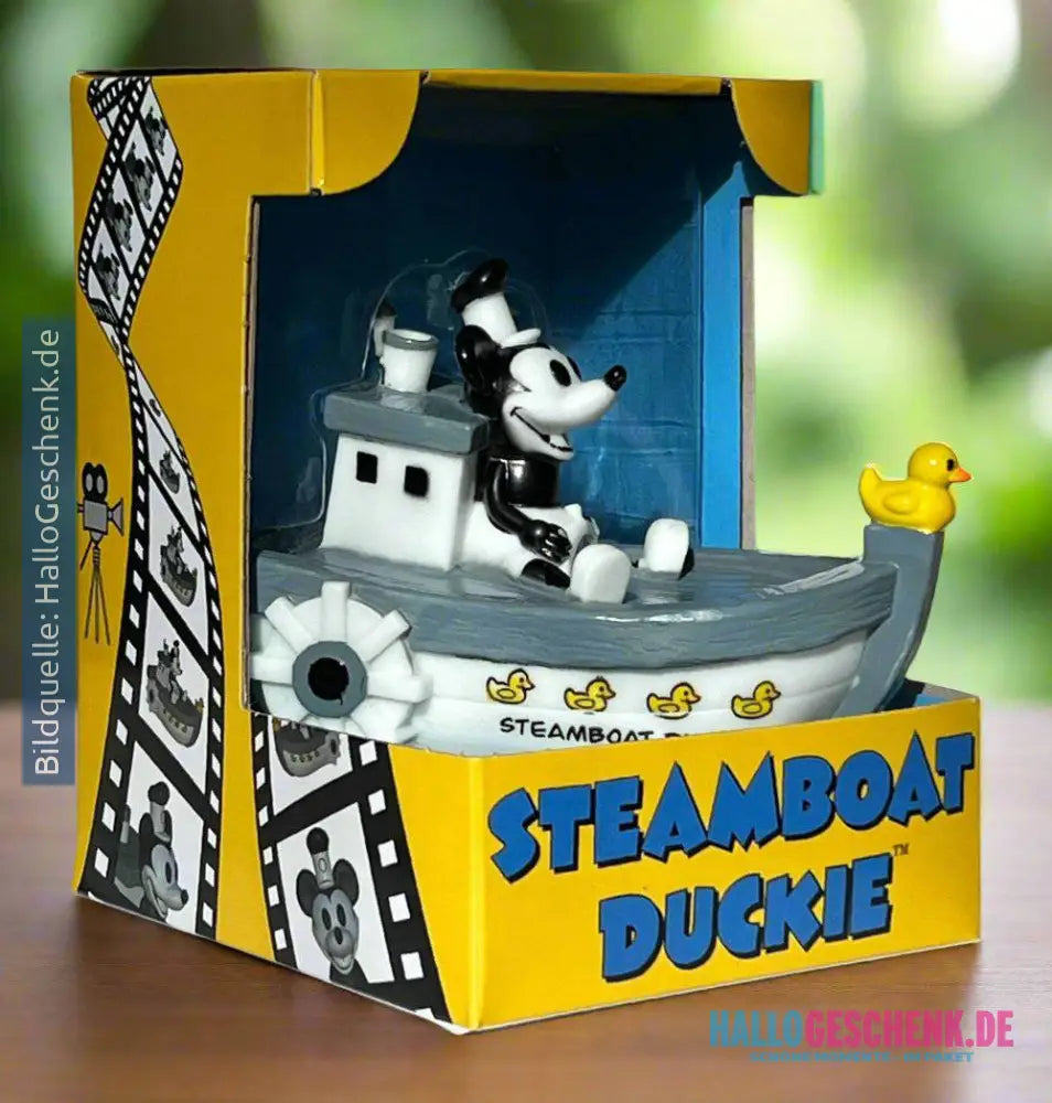 DAMPFSCHIFF DUCKY MOUSE mit Gummiente Steamboat Ente • offizielles Produkt von CelebriDucks