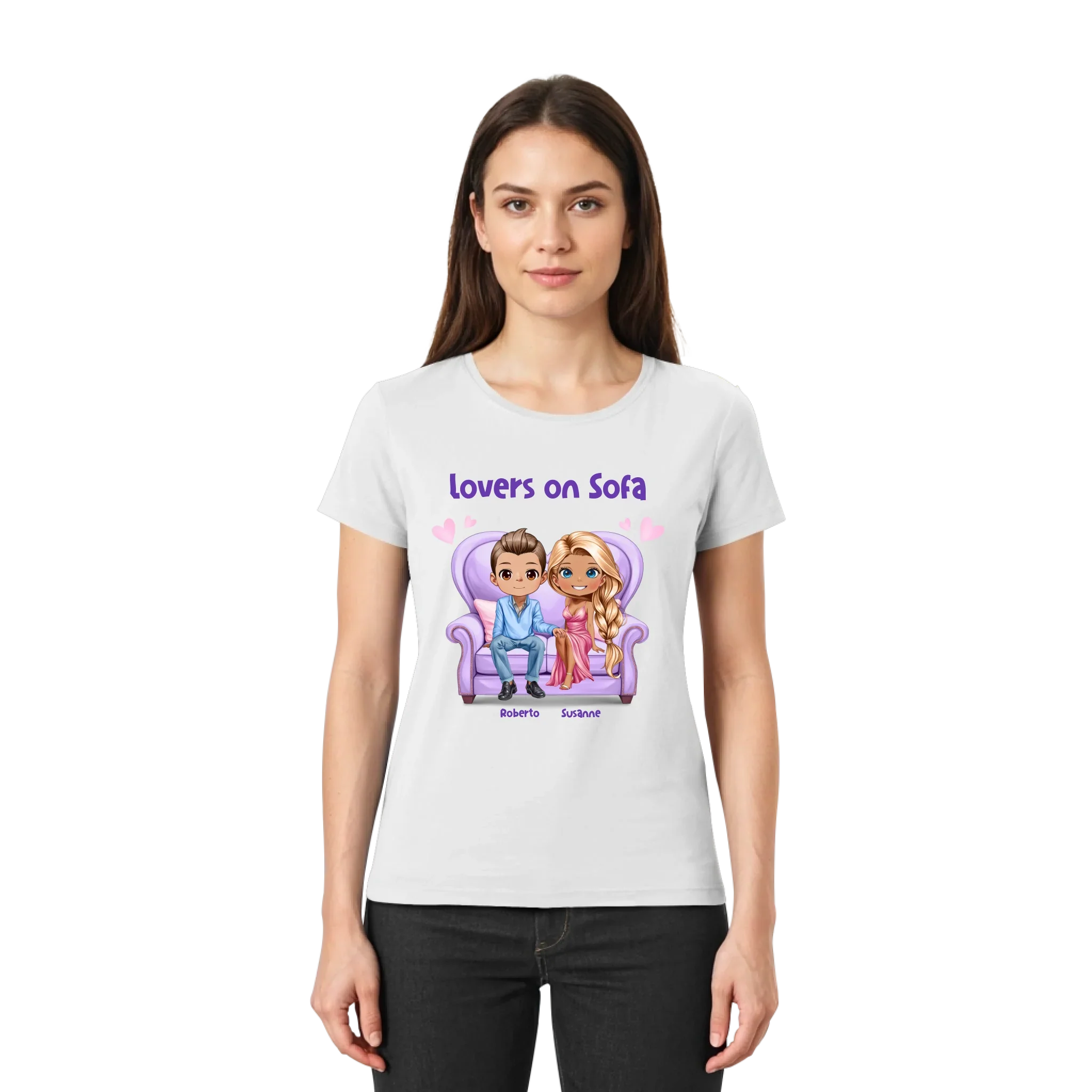 Lovers on Sofa: 2-4 Figuren (mw/mm/ww) • mehrere Artikel • ’Statement-Collection’ • Wunschtext • personalisierte