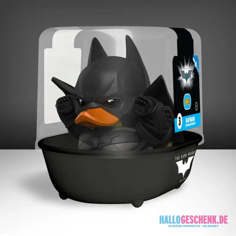 DC Comics TUBBZ – The Dark Knight Batman (1st Edition ca. 10 cm) inkl. Schlüsselanhänger - Badeenten