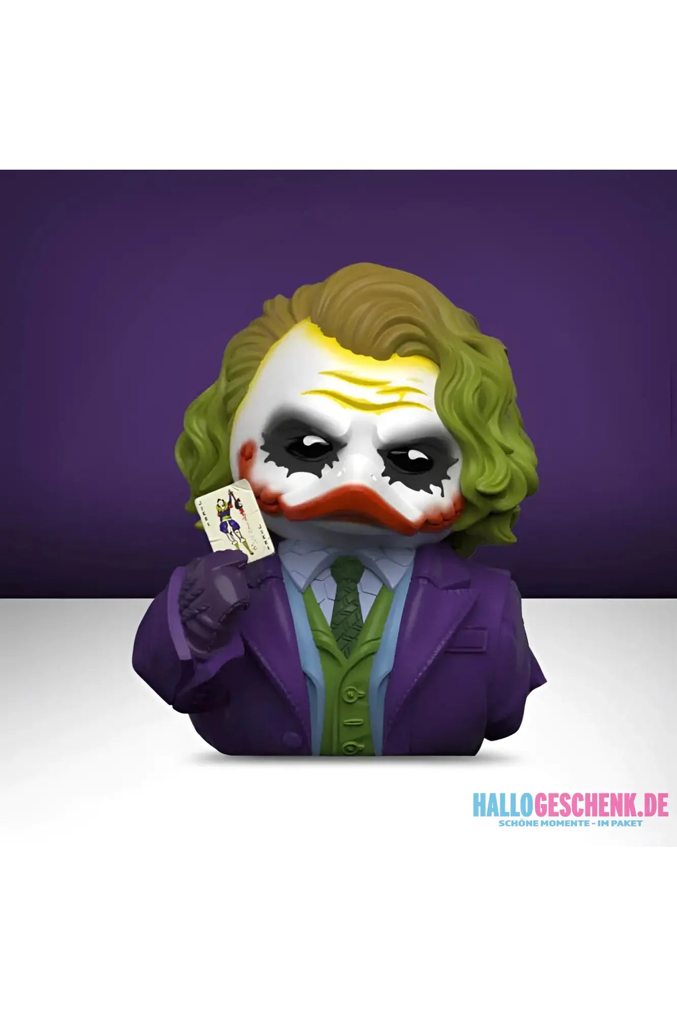 DC Comics TUBBZ – The Dark Knight Joker (1st Edition ca. 10 cm) inkl. Schlüsselanhänger - Badeenten