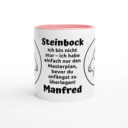 Mit 3D-Vorschau: 12 Sternzeichen mit Name + personalisierten Sprüchen • zweifarbige Tasse