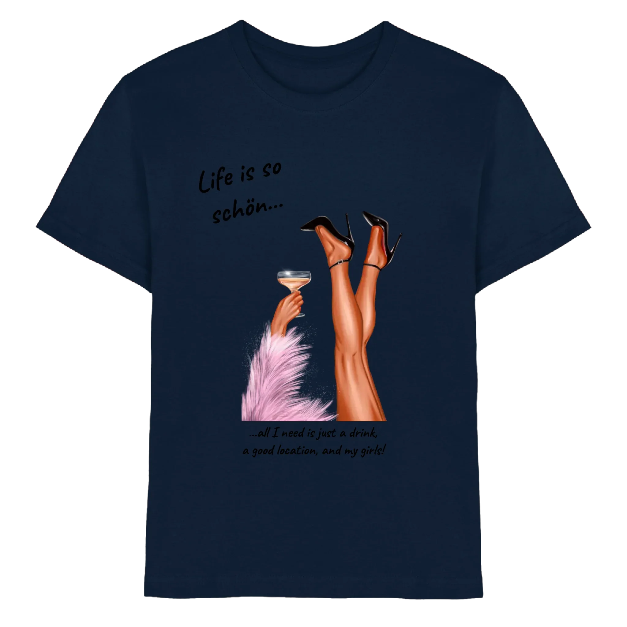 Ladies: Party-Beine • mehrere Artikel • ’Statement-Collection’ • Wunschtext • personalisierte Figuren - Premium Kinder