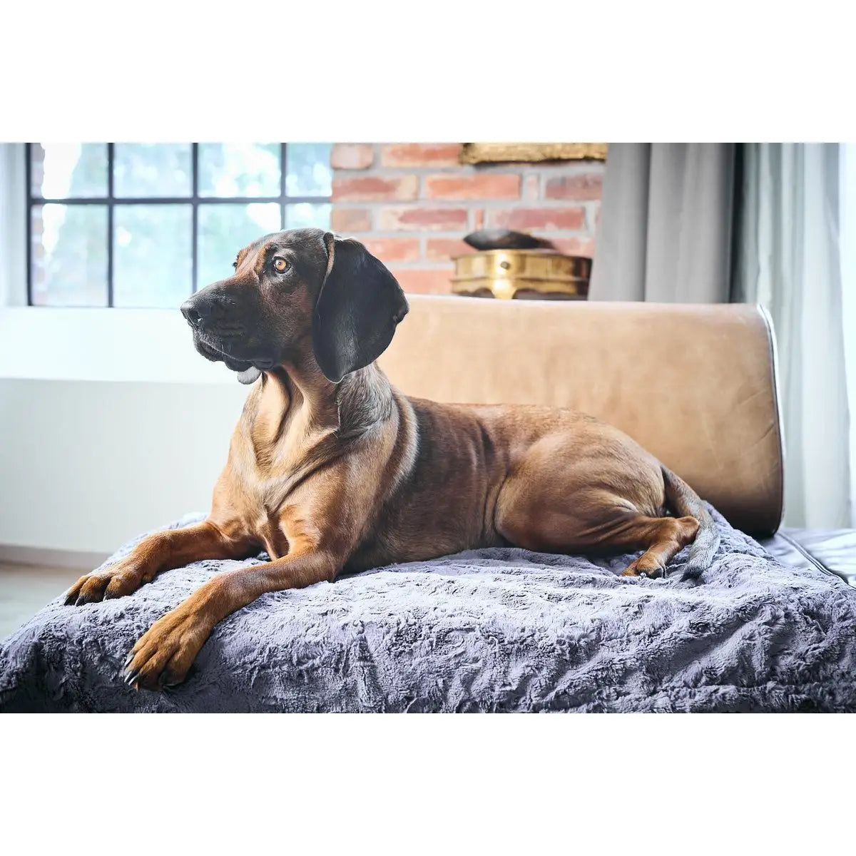 Decke COZY STONE - Edle Webpelz-Decke