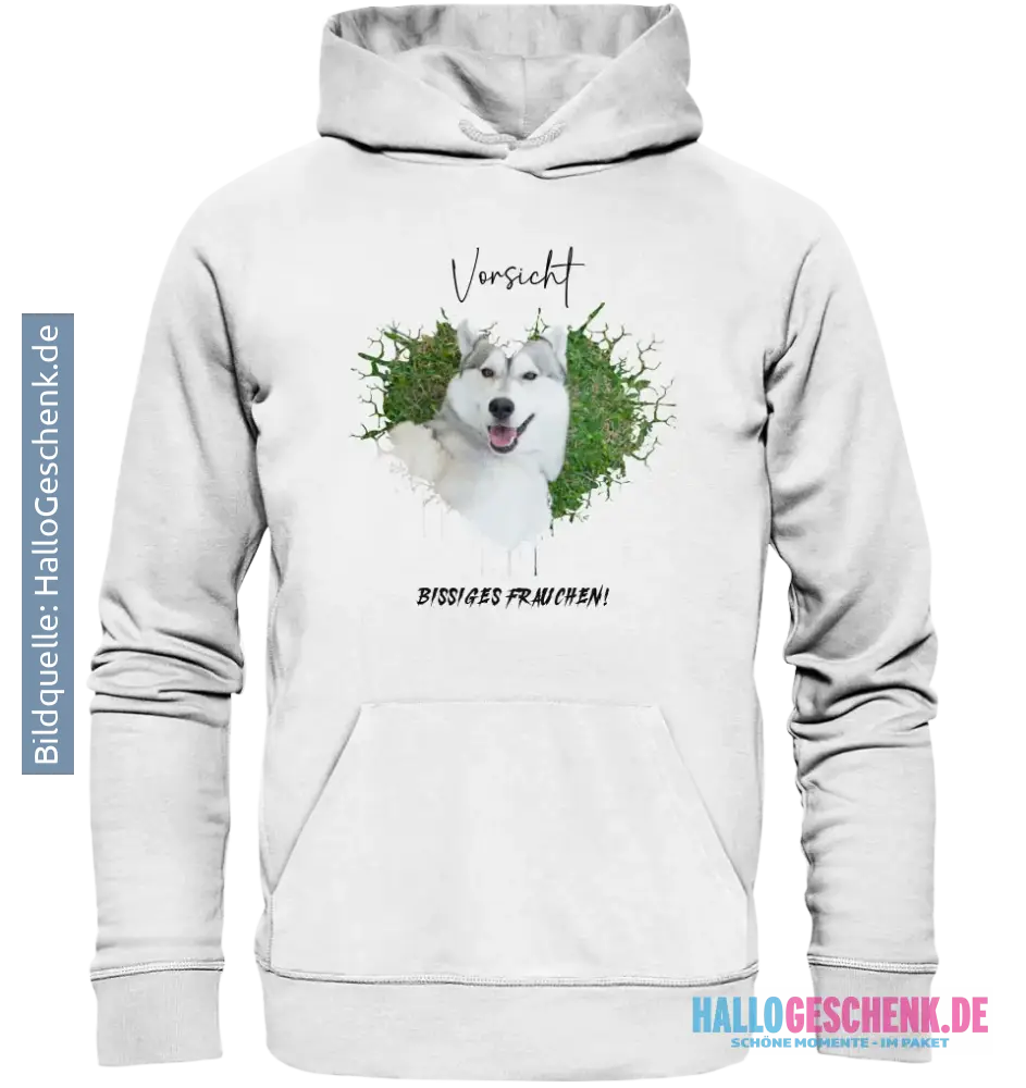 Dein Bild im "Wild-Heart" Design • Unisex Premium Hoodie XS-5XL aus Bio-Baumwolle für Damen & Herren