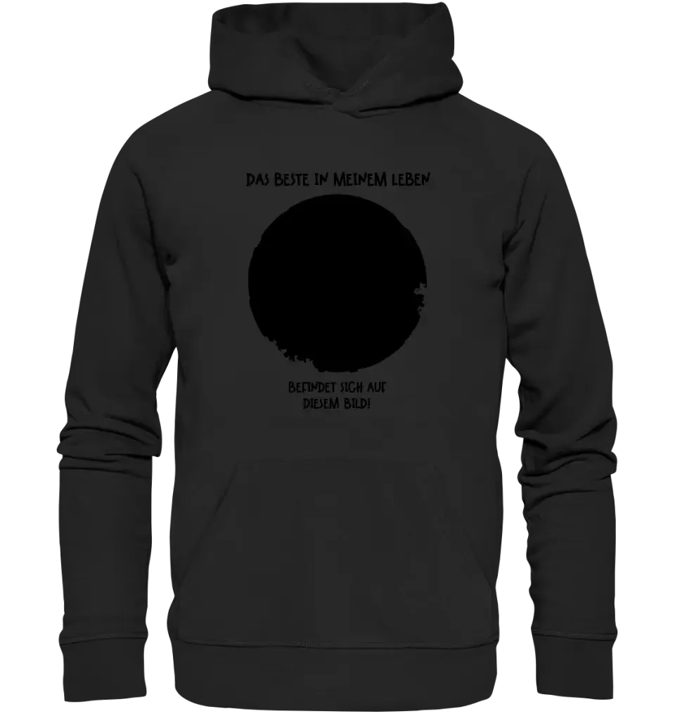 Dein Bild in Kreisform + Text • Unisex Premium Hoodie XS - 5XL aus Bio - Baumwolle für Damen & Herren • Exklusivdesign • personalisiert von HalloGeschenk.de