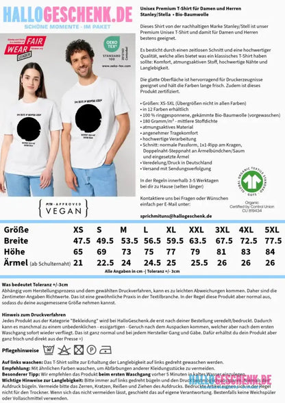 Dein Bild in Kreisform + Text • Unisex Premium T-Shirt XS-5XL aus Bio-Baumwolle für Damen & Herren • Exklusivdesign