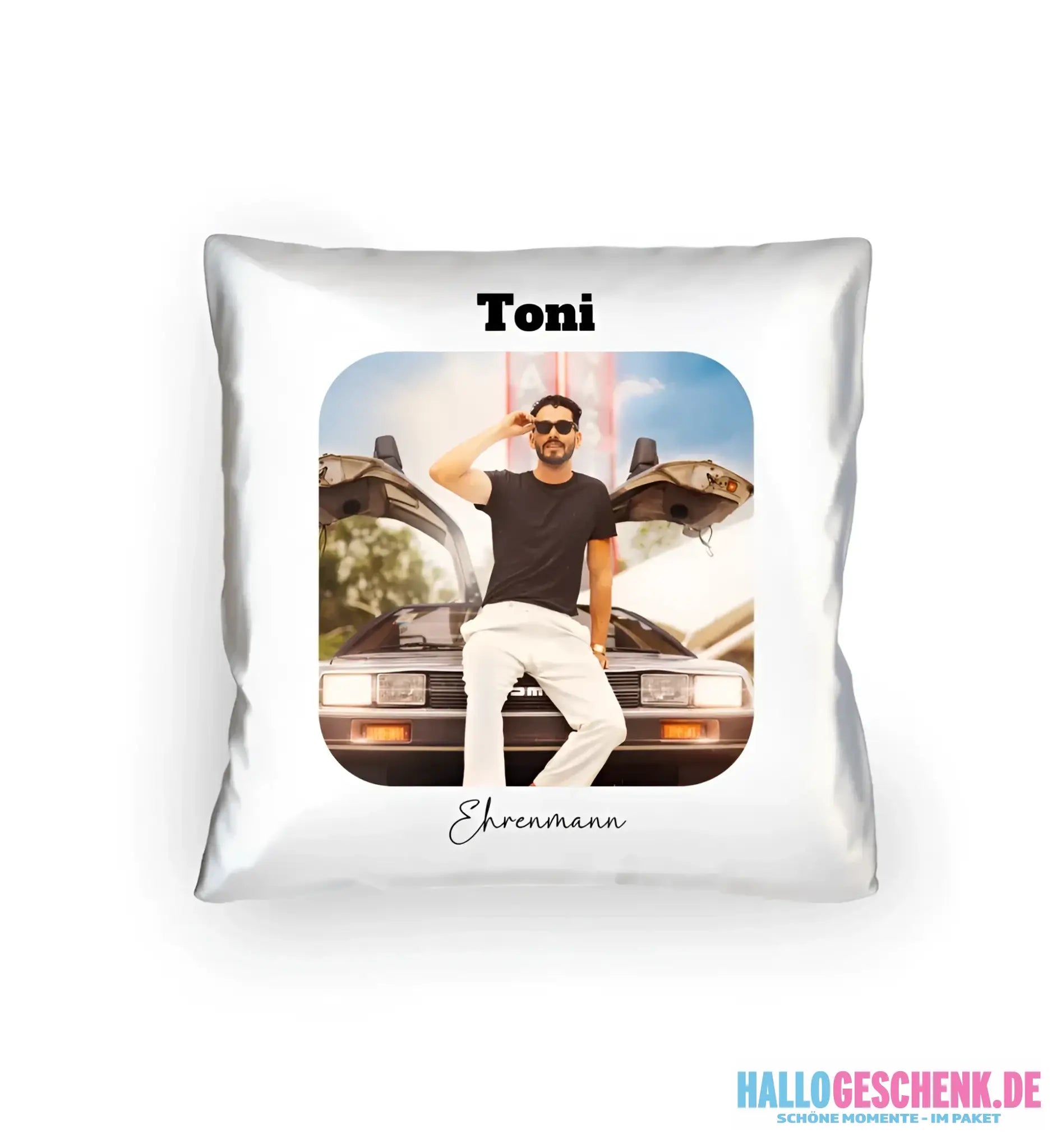 Dein Bild in viereckiger Form - Kissen 40x40 cm • Fotogeschenk • personalisiert