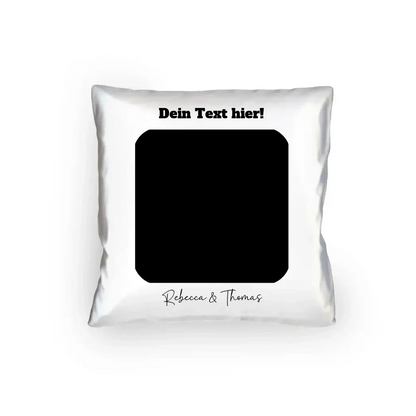 Dein Bild in viereckiger Form - Kissen 40x40 cm • Fotogeschenk • personalisiert