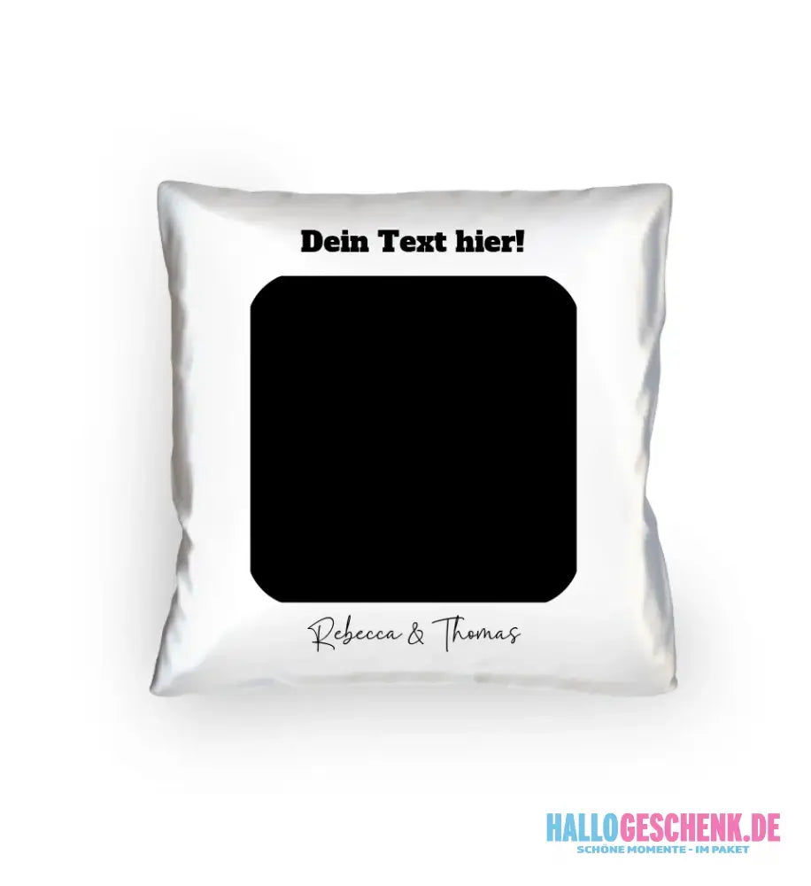 Dein Bild in viereckiger Form - Kissen 40x40 cm • Fotogeschenk • personalisiert