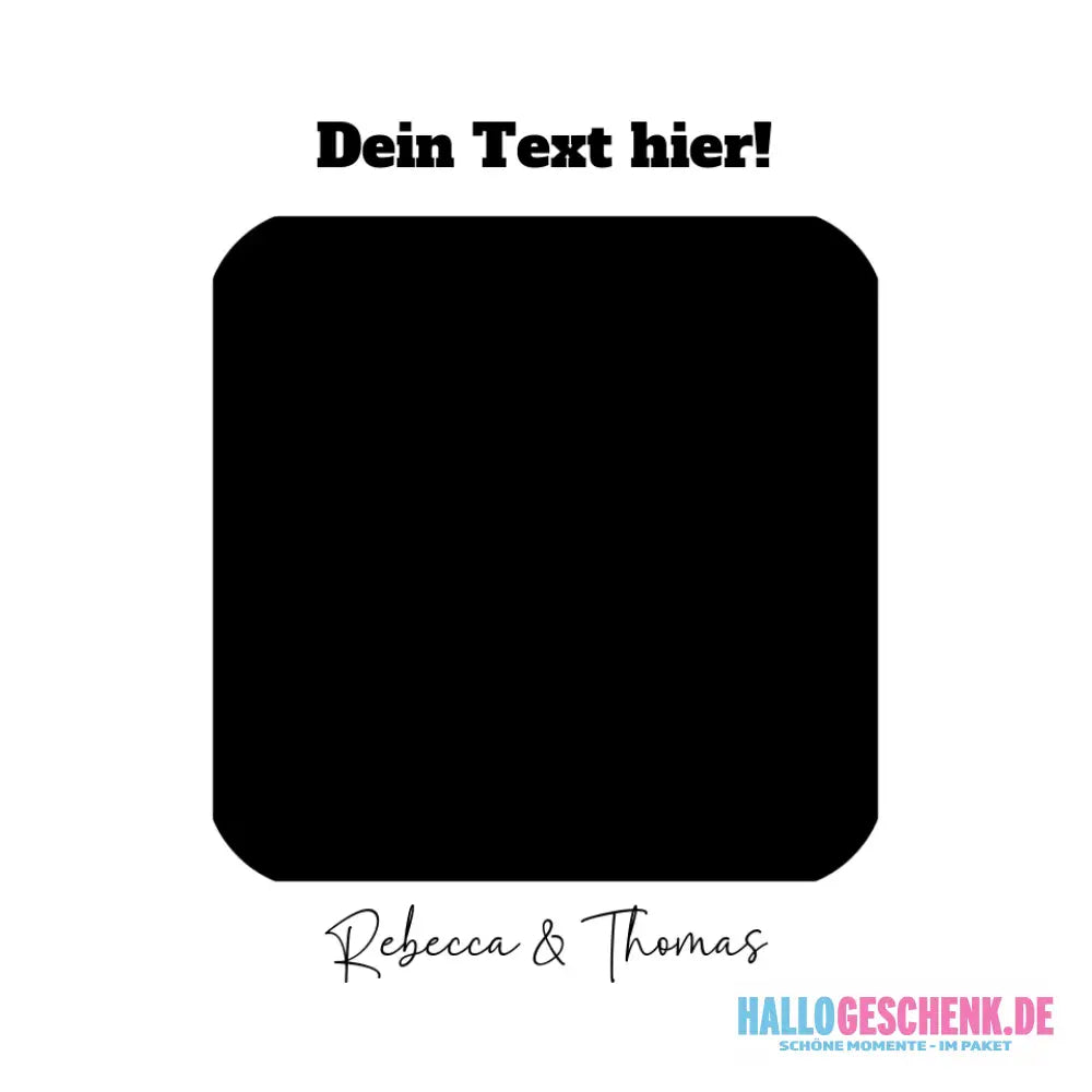 Dein Bild in viereckiger Form • STICKER 20x20 cm (Aufkleber) • Fotogeschenk • personalisiert - ausgestanzter Sticker