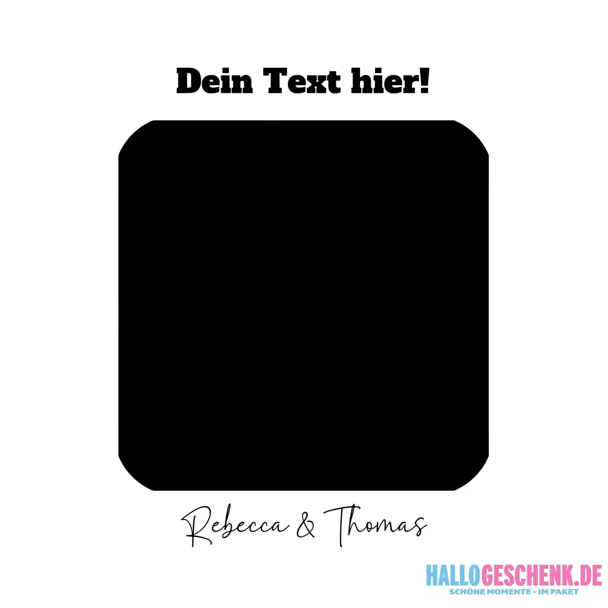 Dein Bild in viereckiger Form • STICKER 20x20 cm (Aufkleber) • Fotogeschenk • personalisiert - ausgestanzter Sticker