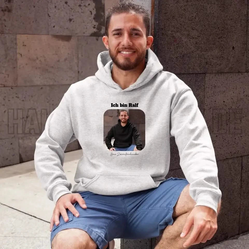 Dein Bild in viereckiger Form - Unisex Premium Hoodie XS-5XL aus Bio-Baumwolle für Damen & Herren • Fotogeschenk • personalisiert