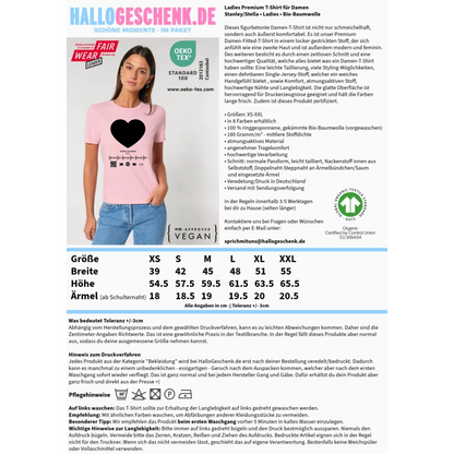 Dein Bild mit Spotify QR Code • Ladies Premium T-Shirt XS-2XL aus Bio-Baumwolle für Damen • Exklusivdesign • personalisiert