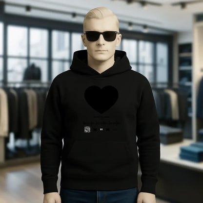 Dein Bild mit Spotify QR Code • Unisex Premium Hoodie XS-5XL aus Bio-Baumwolle für Damen & Herren