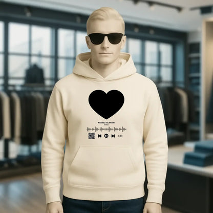 Dein Bild mit Spotify QR Code • Unisex Premium Hoodie XS-5XL aus Bio-Baumwolle für Damen & Herren