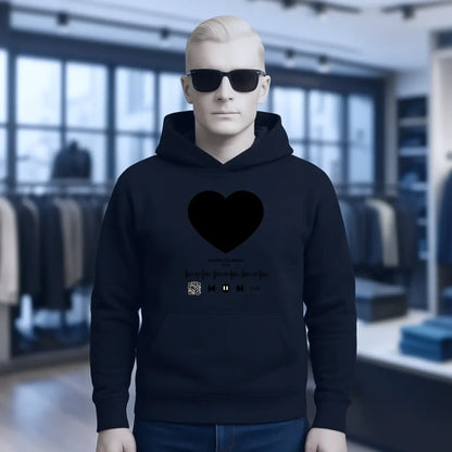 Dein Bild mit Spotify QR Code • Unisex Premium Hoodie XS-5XL aus Bio-Baumwolle für Damen & Herren