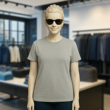 DEIN FOTO auf einem Damen Expresser T-Shirt in 5 Farben XS-XXL