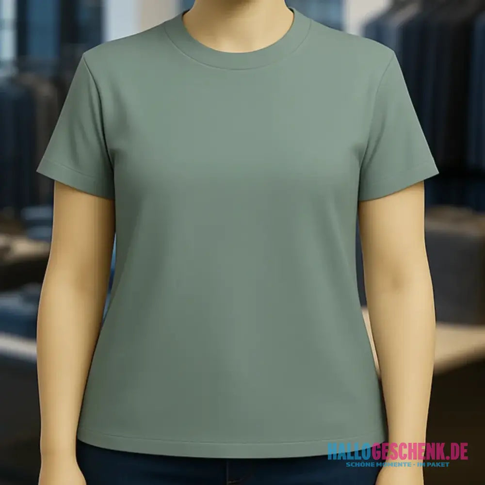 DEIN FOTO auf einem Damen Expresser T-Shirt in 5 Farben XS-XXL