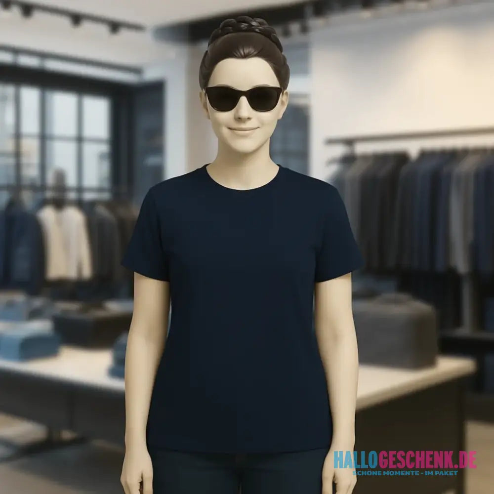 DEIN FOTO auf einem Damen Expresser T-Shirt in 5 Farben XS-XXL