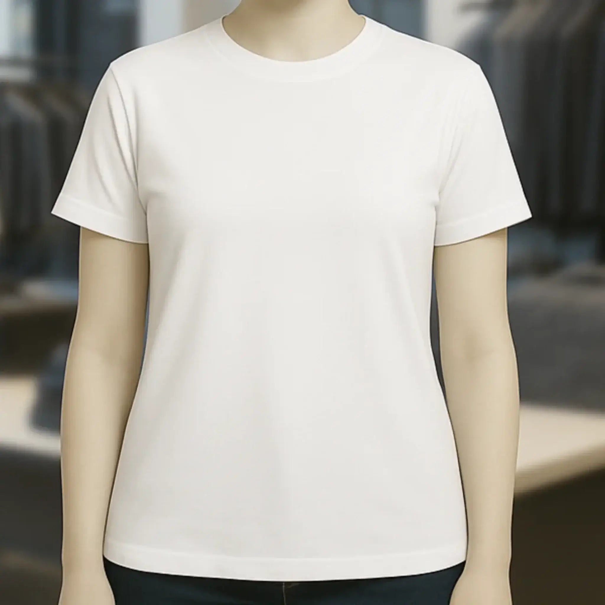DEIN FOTO auf einem Damen Expresser T-Shirt in 5 Farben XS-XXL