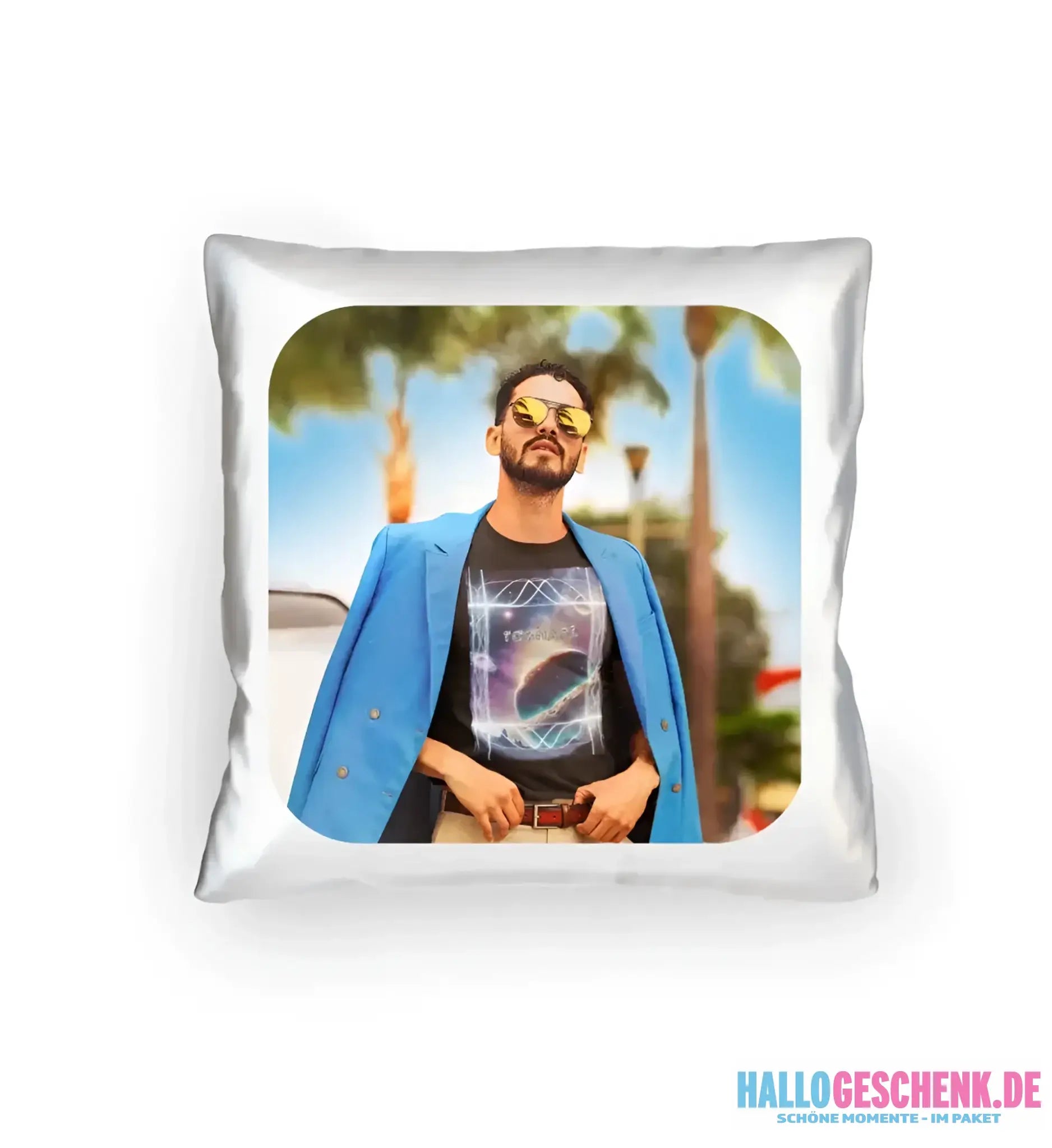 DEIN FOTO auf einem Kissen 40x40 cm - personalisierbar