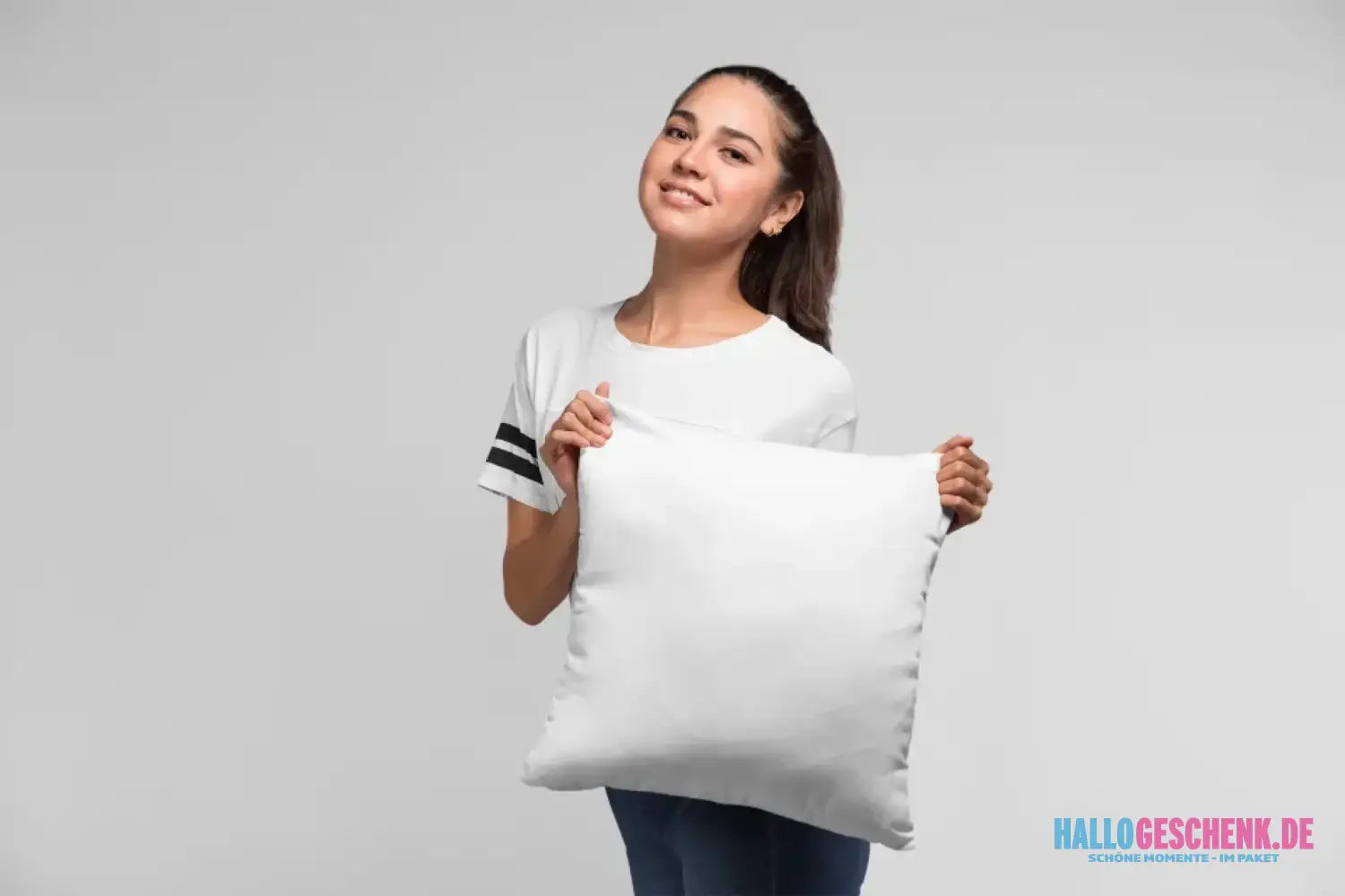 DEIN FOTO auf einem Kissen 40x40 cm - personalisierbar