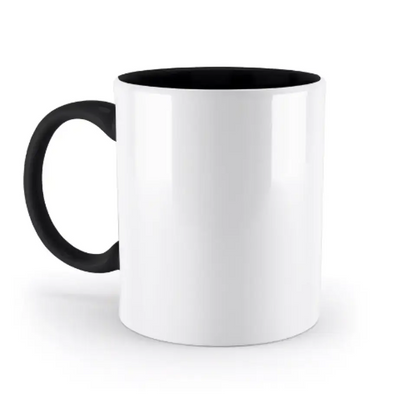 DEIN FOTO auf einer zweifarbigen Tasse 330ml