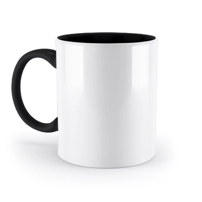 DEIN FOTO auf einer zweifarbigen Tasse 330ml
