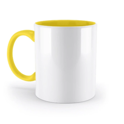 DEIN FOTO auf einer zweifarbigen Tasse 330ml