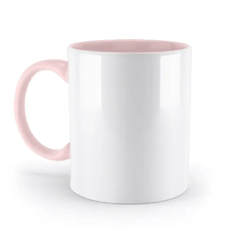 DEIN FOTO auf einer zweifarbigen Tasse 330ml