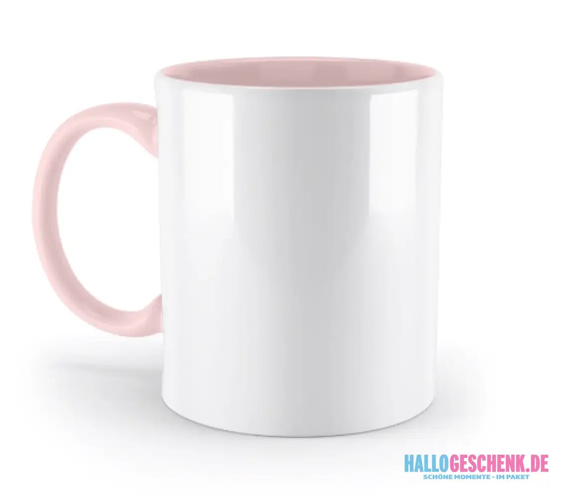 DEIN FOTO auf einer zweifarbigen Tasse 330ml