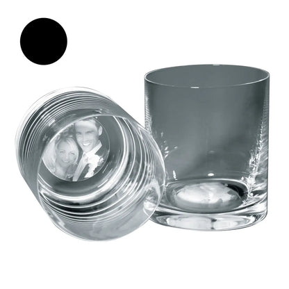 Dein Foto im Glas (Trinkglas) • 400ml • 1-6er Set (personalisierbare Fotogeschenke) • Lasergravur - personalisierbare