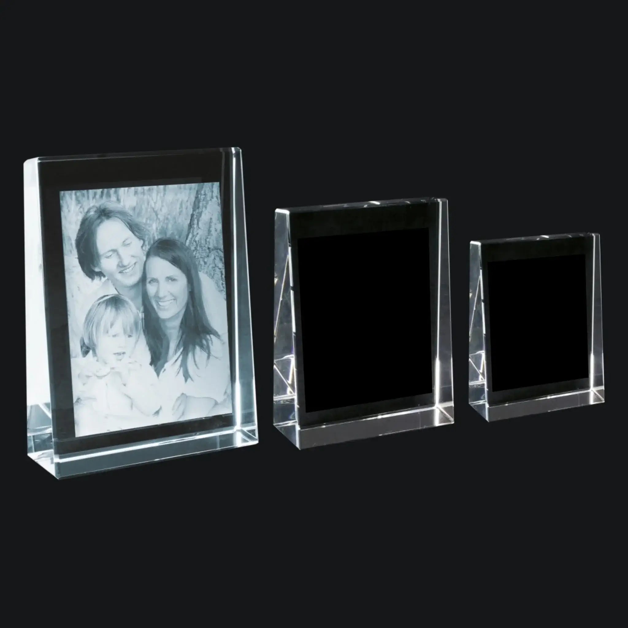 Dein Foto im Glasständer (Lasergravur) • diverse Größen • (personalisierbare Fotogeschenke) - personalisierbare