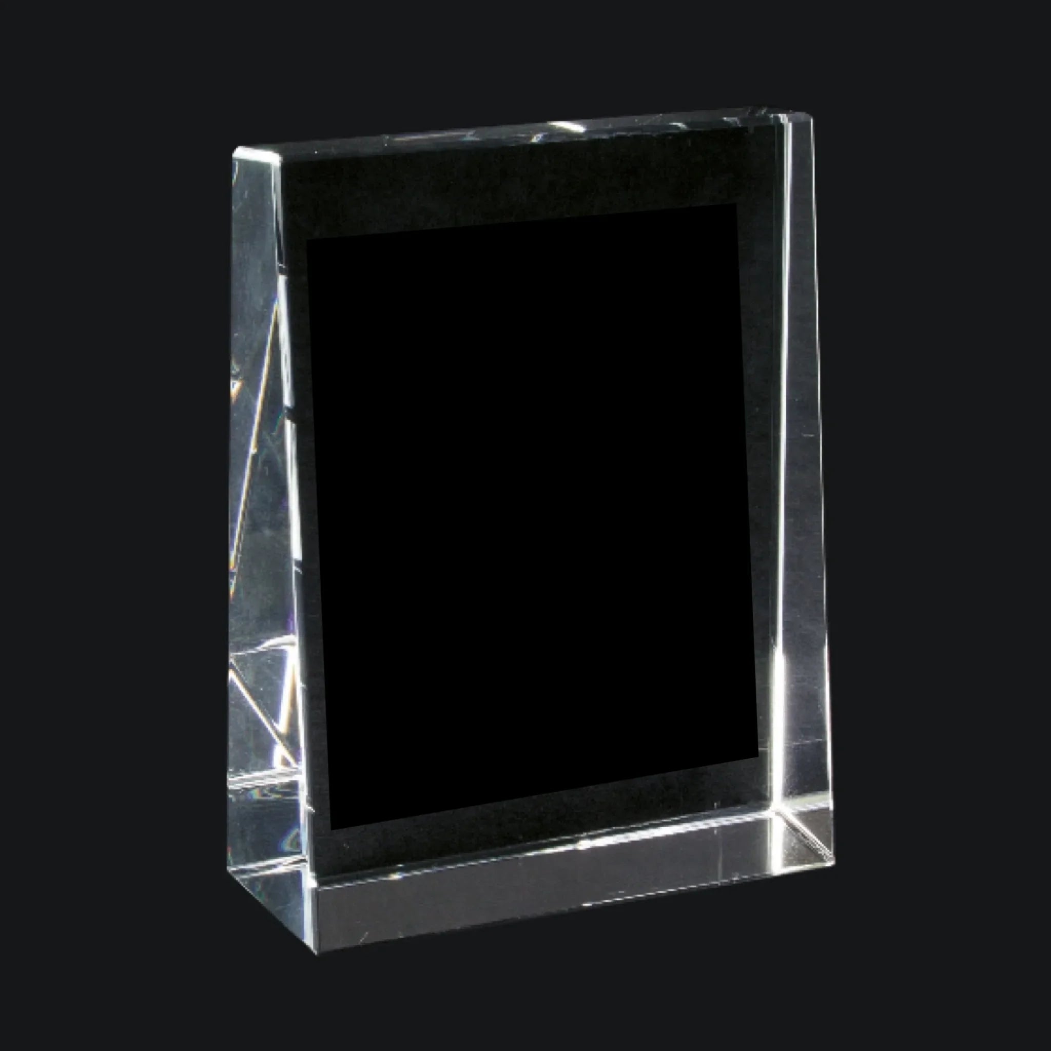 Dein Foto im Glasständer (Lasergravur) • diverse Größen • (personalisierbare Fotogeschenke) - Lasergravur / Fotoständer