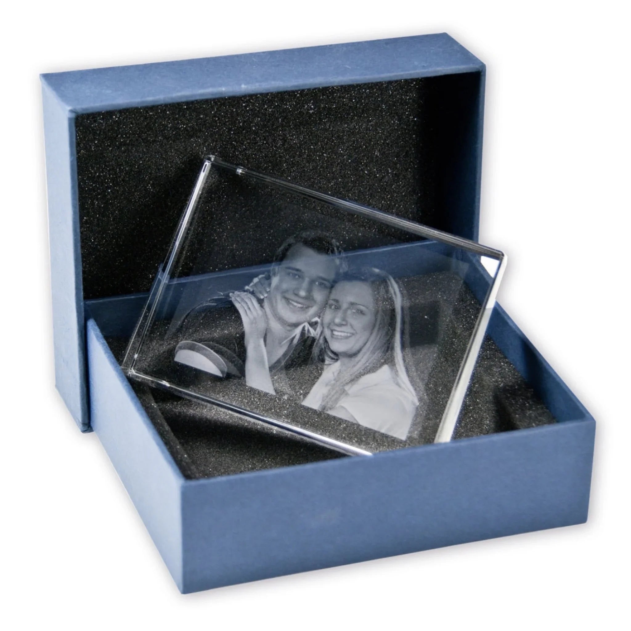 Dein Foto im Glasständer (Lasergravur) • diverse Größen • (personalisierbare Fotogeschenke) - personalisierbare