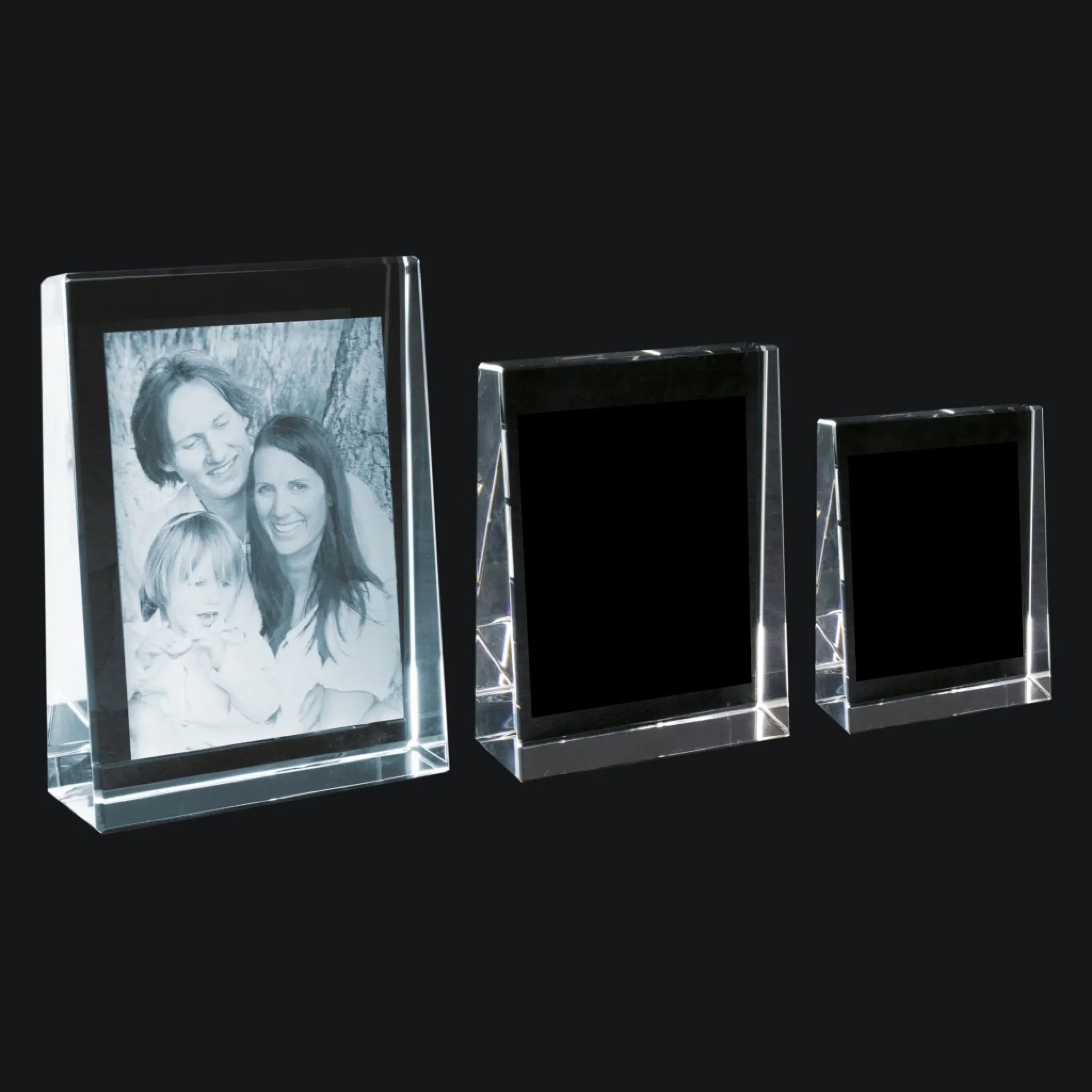 Dein Foto im Glasständer (Lasergravur) • diverse Größen • (personalisierbare Fotogeschenke) - personalisierbare