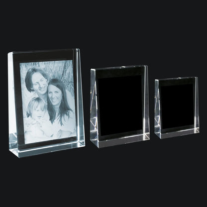 Dein Foto im Glasständer (Lasergravur) • diverse Größen • (personalisierbare Fotogeschenke) - personalisierbare