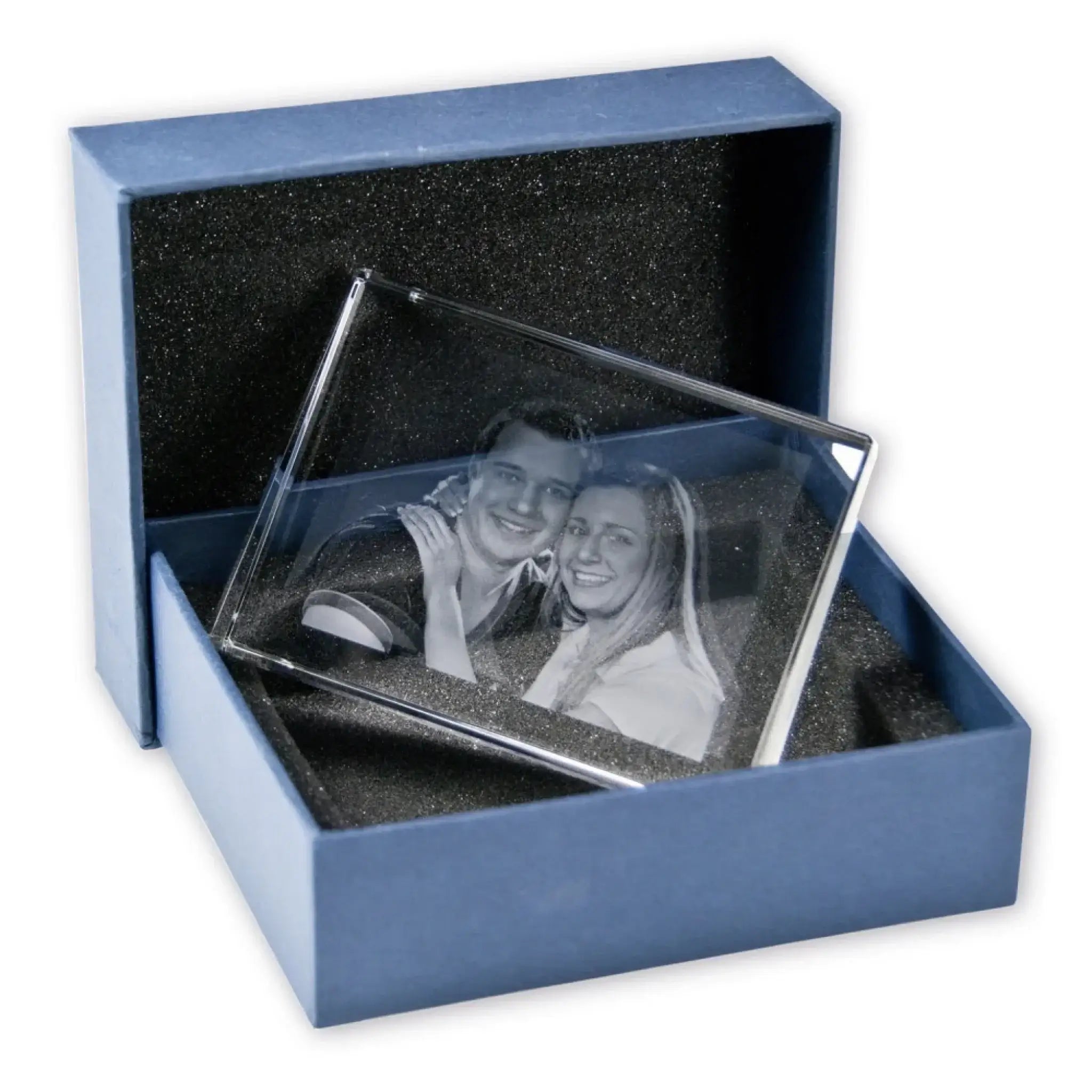 Dein Foto im Glasständer (Lasergravur) • diverse Größen • (personalisierbare Fotogeschenke) - personalisierbare